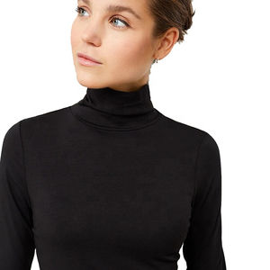 Sleeve Crewneck Crop Sweatshirts Casual Solid Loose Fit Workout Cropped Pullover <b>Turtle</b> <b>Neck</b> Sweatshirt for <b>Women</b> Customized - Product Image 6