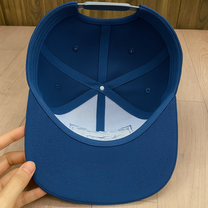 Casquette de baseball OEM imperméable 6 panneaux pour adultes et enfants Casquette ajustable en tissu avec logo personnalisé 100% coton Usine du Vietnam - Product Image 4