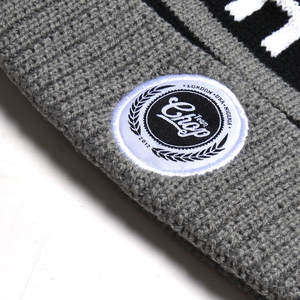 Gorros de invierno de marca privada, gorro de calavera acrílico de punto Unisex con logotipo, gorros a granel personalizados para gorros al por mayor - Product Image 4