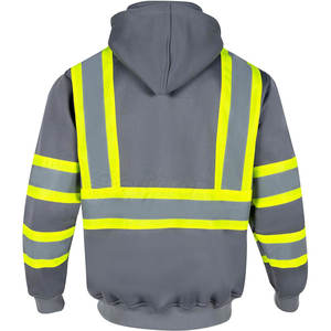 เสื้อฮู้ดกันน้ำสะท้อนแสงสำหรับผู้ชายเสื้อนอกเอวสูงน้ำหนักเบาเพื่อความปลอดภัยในไซต์งาน - Product Image 6