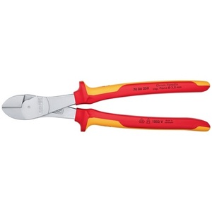 Cizallas de corte lateral de alta resistencia KNIPEX de 250 mm VDE Form 0 con mangos multicomponentes - Product Image 3