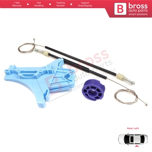 ชุดซ่อมมอเตอร์กระจกหน้าต่างด้านหลังซ้าย รุ่น BWR5060 สำหรับรถยนต์ Polo Vento MK5 6R 6C 61 ปี 2009-2022 แบบ 4/5 ประตู รหัสอะไหล่ 6R4839461 - Product Image 6
