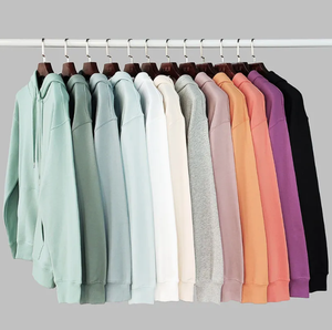 เสื้อฮู้ดดี้ครอปผ้าฝ้ายแท้ 100% ขอบดิบ พิมพ์ลายด้วยเทคนิค DTG ผ้าเฟรนช์เทอร์รี่อย่างดี ลุคย้อนยุคแบบฟอกสี  สไตล์สตรีทแวร์แฟชั่น - Product Image 3