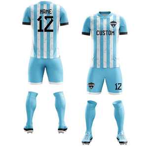 Maillots de football pour hommes adultes, derniers modèles, directement de l'usine, couleurs et logo personnalisés, anti-UV, extensibles, séchage rapide, 100% polyester, uniformes - Product Image 6