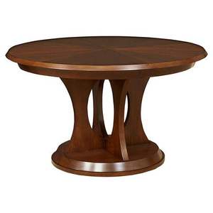 Soporte de regalos BOOST, gran venta de alta calidad, bandeja de madera redonda de pie alto de Acacia, soporte para pasteles para servir pasteles y frutas - Product Image 1