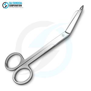 Tijeras de vendaje Lister de acero de alta calidad Autoclavable CE Certificado Uso de cirugía general para hospital de esterilización repetida - Product Image 1