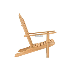 Chaise de jardin en teck vieilli de haute qualité, finition lisse et soignée - Product Image 4