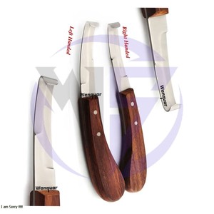 Cuchillo de Doble Cara para Recortar Cascos de Caballos de 21 cm de Alta Calidad, Herramienta Manual para Herrador, Izquierda, Reutilizable - Product Image 5