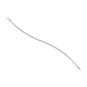 VVS Moissanite Marquise Cut Silver Diamond Bracelet 925 Sterling Silver Personalizable OEM ODM Fine Chain Link Bracelets para mujeres - Product Image 1