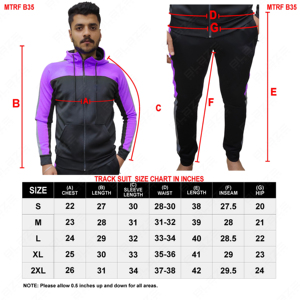 Conjunto Deportivo de Chándal de Algodón 100% Transpirable con Cremallera Completa para Invierno, Tallas Grandes, Estampado Personalizado, Venta al por Mayor OEM, Manga Larga - Product Image 6
