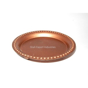 Top Trending Metal Round <b>Coasters</b> for Dining Table Decor Kitchenware <b>Silver</b> Finished Drink Serving Mats & Pads - Product Image 4