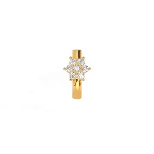 Timeless Charm Wholesale 18K Fine Nose Pin for Women Elegant Minimalist <b>Jewelry</b> in Gold and Diamond for Everyday Grace - Product Image 5