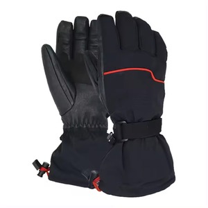La mejor tarifa Guantes de invierno de alta calidad duradera para hombres Guantes de esquí impermeables a prueba de viento Cuero de alta calidad Cálido para la nieve del invierno - Product Image 3