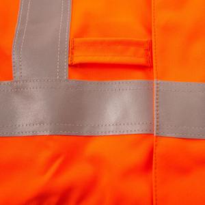 เสื้อแจ็คเก็ตสะท้อนแสงคุณภาพสูงสำหรับผู้ชายและผู้หญิง ผ้าฟลีซ ไซส์ใหญ่ โพลีเอสเตอร์ เสื้อฮู้ดดี้เพื่อความปลอดภัย - Product Image 5