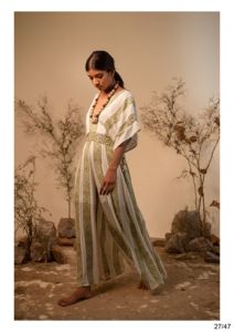 Women's Casual Dresses <b>Elastic</b> Waist Breathable Printed Casual Party Wear with Decoration Rivet Washable Nonwoven Fabric - Product Image 3