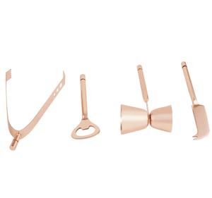 Juego de herramientas de barra de metal de alta calidad al por mayor con soporte al mejor precio para Home Hotel Luxury Bar Tool Kit - Product Image 2