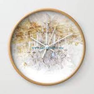 Grande qualité grand métal plaqué or maison et mariage horloge murale classique attrayant nouveau Style intérieur maison horloge murale - Product Image 1