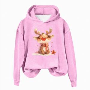 Sudadera Navideña Unisex con Cierre, Sudadera Divertida con Capucha para Hombres y Mujeres, para Fiestas y Celebraciones - Product Image 1