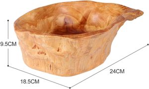 HF Crafts Bol en bois durable fait à la main avec polissage lisse pour une utilisation quotidienne en cuisine-Mélanger et servir des salades au prix de gros - Product Image 2