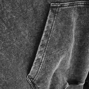 Sudadera con Capucha de Alta Calidad, 350 Gramos, 100% Algodón Térmico/Felpa Francesa, Lavada con Piedras, Manga Larga, Invierno, Ecológica - Product Image 6