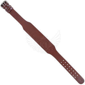 Venta al por mayor de cuero genuino personalizado cinturón de gimnasio cintura protectora ajustable cinturón de cuero de gimnasio personalizado - Product Image 3