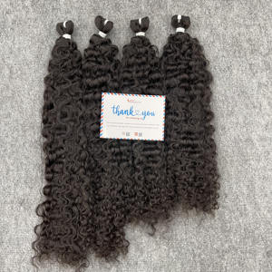 Venta al por mayor de vapor natural birmano Curl Remy Hair Unprocessed Raw Human Curly Weave Bundle en Color Natural Artículos calientes - Product Image 4