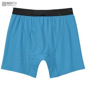 High Quality Premium <b>Men's</b> <b>Boxer</b> Underwear Comfortable Wholesale Customized Logo <b>Bamboo</b> Fiber High-rise Breathable Knitted <b>Men</b> - Product Image 4