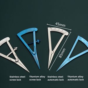 Wholesale Castroviejo Measuring Caliper Titanium Alloy Stainless Steel Metal <strong>Ophthalmic</strong> <strong>Medical</strong> Instrument Eye Gauge <strong>Ruler</strong>