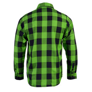 Best Oversize Casual Plaid <b>Shirt</b> <b>Men</b> Double <b>Pocket</b> Flannel 100% Cotton Autumn Fashionable Button Breathable Anti-Wrinkle - Product Image 4