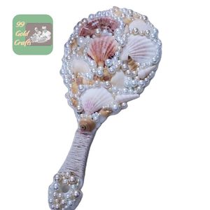 ESPEJO DE VANITY SEASHELL HECHO A MANO DE VIET FARGIMEX CON DECORACIÓN AUTÉNTICA DE SHELL PERFECTO PARA CONJUNTO DE REGALO DE LUJO - Product Image 5