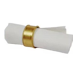 Haute demande nouveau porte-serviettes en laiton porte-mouchoirs élégant dessus de table en métal article décoratif pour hôtels mariages fonctionnalité stockée - Product Image 3