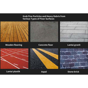 SM650 spazzatrice a spinta manuale 27.5 con spalline Triple 6.6 gallone pattumiera 29,000 Sq Ft/h efficienza uso interno/esterno - Product Image 6