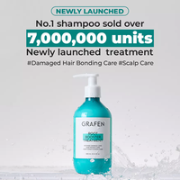 Grafen 300ml Masker Rambut Vegan Bebas Sulfat 2-IN-1 Penguat Akar Squalane untuk Rambut Rusak/Kering Memperkuat Kutikula Mencegah Kerontokan Rambut