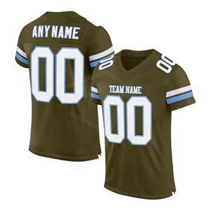 <b>Cheap</b> Customizable Breathable Plus Size Summer Short Sleeve American Football Jerseys High Quality - Product Image 2