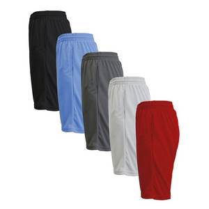 Paquete de 5 pantalones cortos de lona transpirables ligeros para hombre 100% algodón cristal sólido - Product Image 4