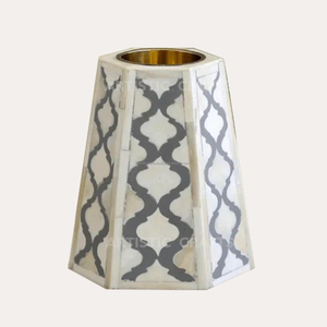 Arabic Style Luxury Bakhoor <b>Incense</b> <b>Cone</b> <b>Burner</b> Blissful Home Fragrances Indian Manufacture Bone Inlay Brass Resin Diffuser - Product Image 5