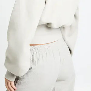 Sudadera Corta para Mujer, Diseño de Moda, Sudadera Básica de Forro Polar con Diseño de Logotipo Personalizable para Compradores al por Mayor, Precio de Fábrica 2026 - Product Image 6