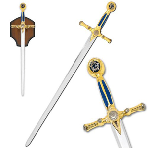芸術におけるフリーメイソンのテンプル騎士の儀式用剣：卸売業者様向け