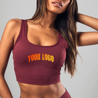 Soutien-gorge de sport pour femme de haute qualité, grande taille, léger, respirant, écologique, sans couture, à maintien moyen, bretelles réglables
