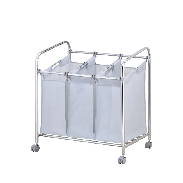 Black Friday household storage Taiwan household manufacturer New Style cesto portabiancheria sorter cart con ruote