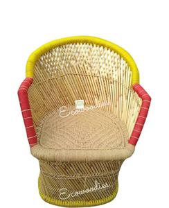 Premium Quality Natural <b>Bamboo</b> Wicker Sarkanda <b>Chair</b> Elegant <b>Chair</b> For Living Room Garden Balcony - Product Image 6