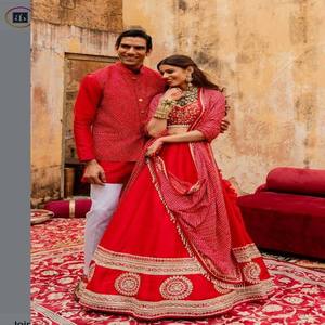 ชุด choli Chinon lehenga มาใหม่สำหรับเทศกาลที่มีการปักเลื่อมที่ซับซ้อนซับในผ้าฝ้ายไมโครและปัก dupatta - Product Image 1
