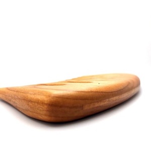 Peine de madera de dientes anchos profesional Unisex hecho a mano antiestático ligero rizado ondulado herramienta de peinado para el hogar - Product Image 4