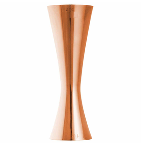 Verre à liqueur en acier inoxydable de qualité supérieure Verre à liqueur en verre à boire nouveau design Verre à jigger plaqué cuivre - Product Image 1