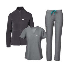 Ensemble de trois pièces personnalisé, vêtements de travail design tendance, ensembles de jogging pour infirmière, uniformes, gommages pour infirmière pour femmes - Product Image 1