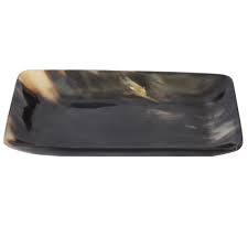 Bandeja de servicio de cuerno grande exigible Bandeja de cuerno de servicio natural decorativa para el hogar para arte y coleccionables Producto de cuerno de alta demanda - Product Image 2