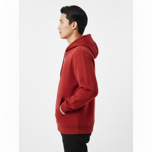 Mens zipper hoodie OEM factory supplier wholesale custom made <b>warm</b> <b>fleece</b> cotton casual gym streetwear fashion zip up wear - Product Image 3