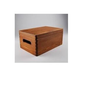 Impresionantes accesorios de caja de joyería de madera de Color marrón forma cuadrada Relojes Joyería y gafas diseño único - Product Image 6