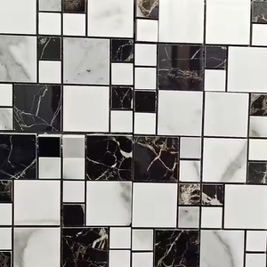 Carreaux de mosaïque de dosseret collant en brique de 300x300mm pour la décoration de maison et de bureau en céramique de porcelaine de location - Product Image 3