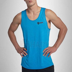 Camiseta Deportiva Personalizada para Hombre, Transpirable, de Algodón/Fibra de Bambú, Ropa de Gimnasio con Estilo Casual de Punto, 240g - Product Image 1